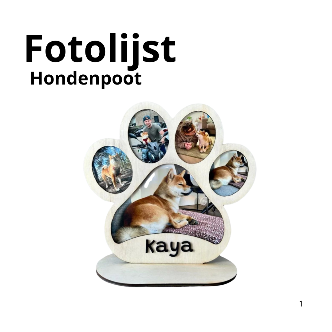 Fotolijst, Hondenpoot